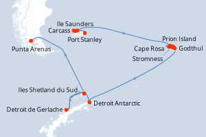 Itinéraire : Antarctique