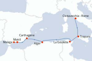 Itinéraire : Méditerranée & mers adjacentes