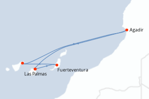 Itinéraire : Europe du Nord & Atlantique NE