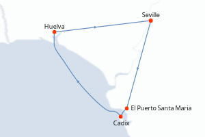 Itinéraire : Guadalquivir · Guadiana
