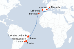 Itinéraire : Amérique du Sud
