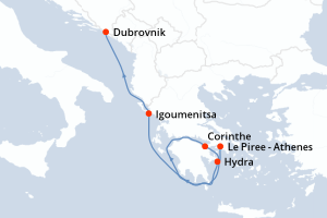 Itinéraire : Méditerranée & mers adjacentes