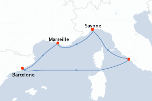 Itinéraire : Méditerranée & mers adjacentes