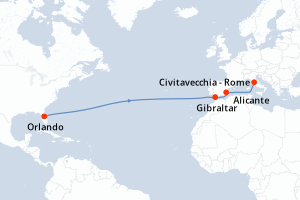 Itinéraire : Méditerranée & mers adjacentes