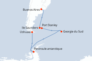 Itinéraire : Antarctique