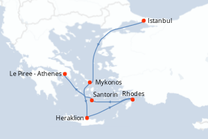 Itinéraire : Méditerranée & mers adjacentes