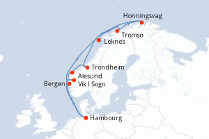 Itinéraire : Europe du Nord & Atlantique NE