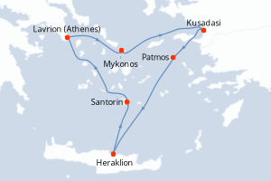Itinéraire : Méditerranée & mers adjacentes