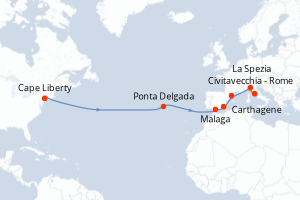 Itinéraire : Méditerranée & mers adjacentes