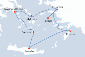Itinéraire : Méditerranée & mers adjacentes