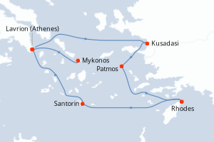 Itinéraire : Méditerranée & mers adjacentes