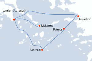 Itinéraire : Méditerranée & mers adjacentes