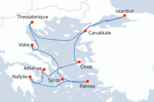 Itinéraire : Méditerranée & mers adjacentes