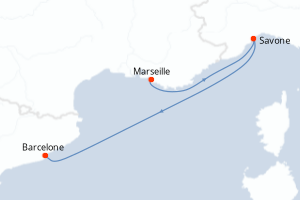 Itinéraire : Méditerranée & mers adjacentes
