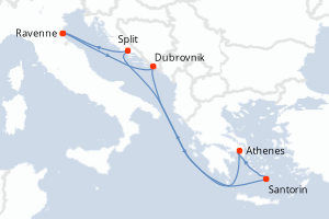 Itinéraire : Méditerranée & mers adjacentes