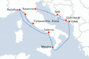 Itinéraire : Méditerranée & mers adjacentes