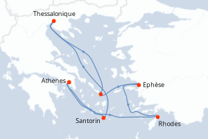 Itinéraire : Méditerranée & mers adjacentes