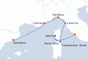 Itinéraire : Méditerranée & mers adjacentes