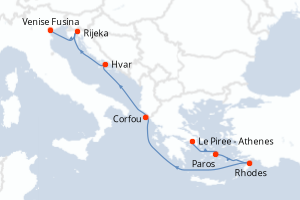 Itinéraire : Méditerranée & mers adjacentes