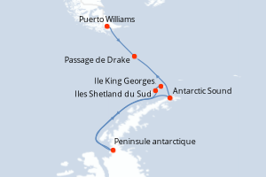 Itinéraire : Antarctique