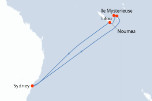 Itinéraire : Pacifique & Océanie