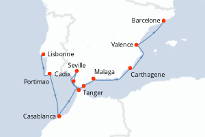 Itinéraire : Méditerranée & mers adjacentes