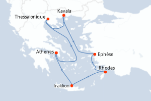 Itinéraire : Méditerranée & mers adjacentes