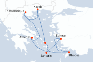 Itinéraire : Méditerranée & mers adjacentes