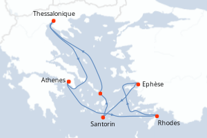 Itinéraire : Méditerranée & mers adjacentes