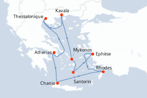 Itinéraire : Méditerranée & mers adjacentes
