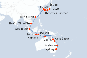Itinéraire : Grande croisière