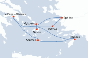Itinéraire : Méditerranée & mers adjacentes