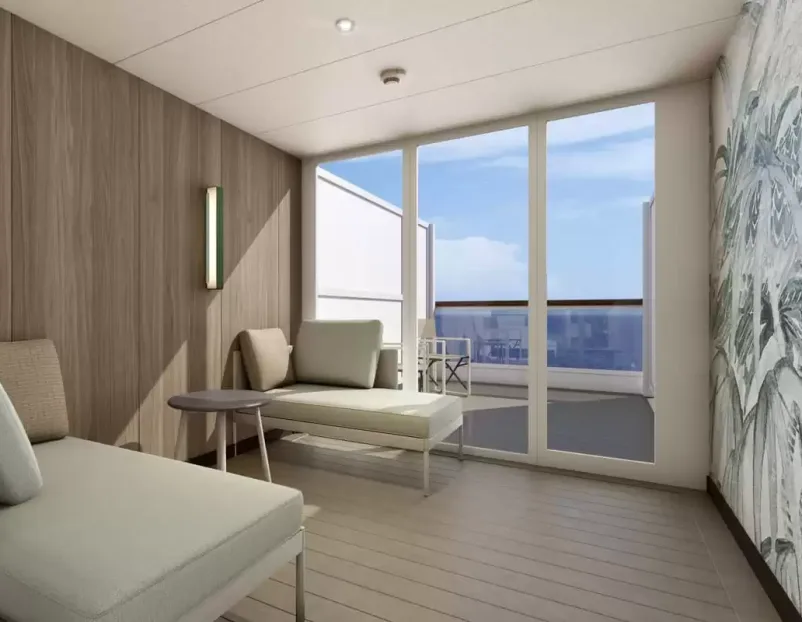 Aménagement et literie d’une cabine Costa Smeralda