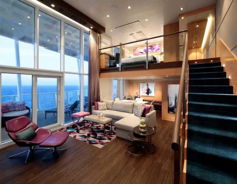 Aménagement et literie d’une cabine Harmony of the Seas