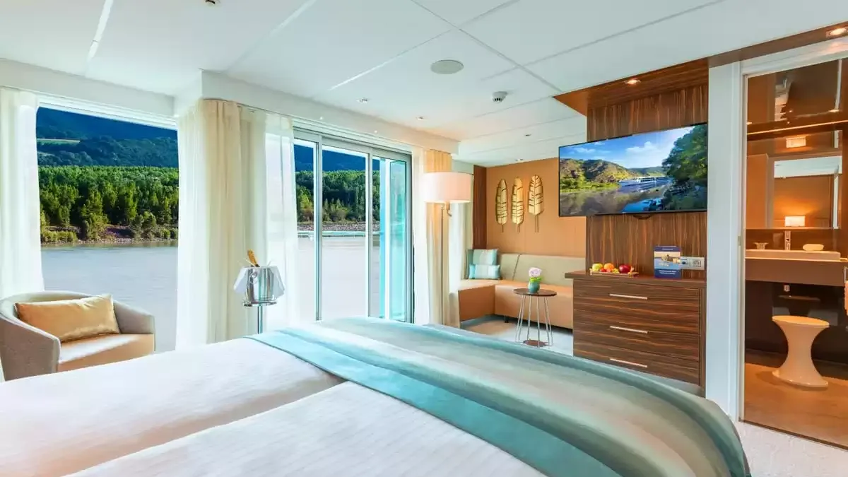 Une cabine à bord du Amadeus Star