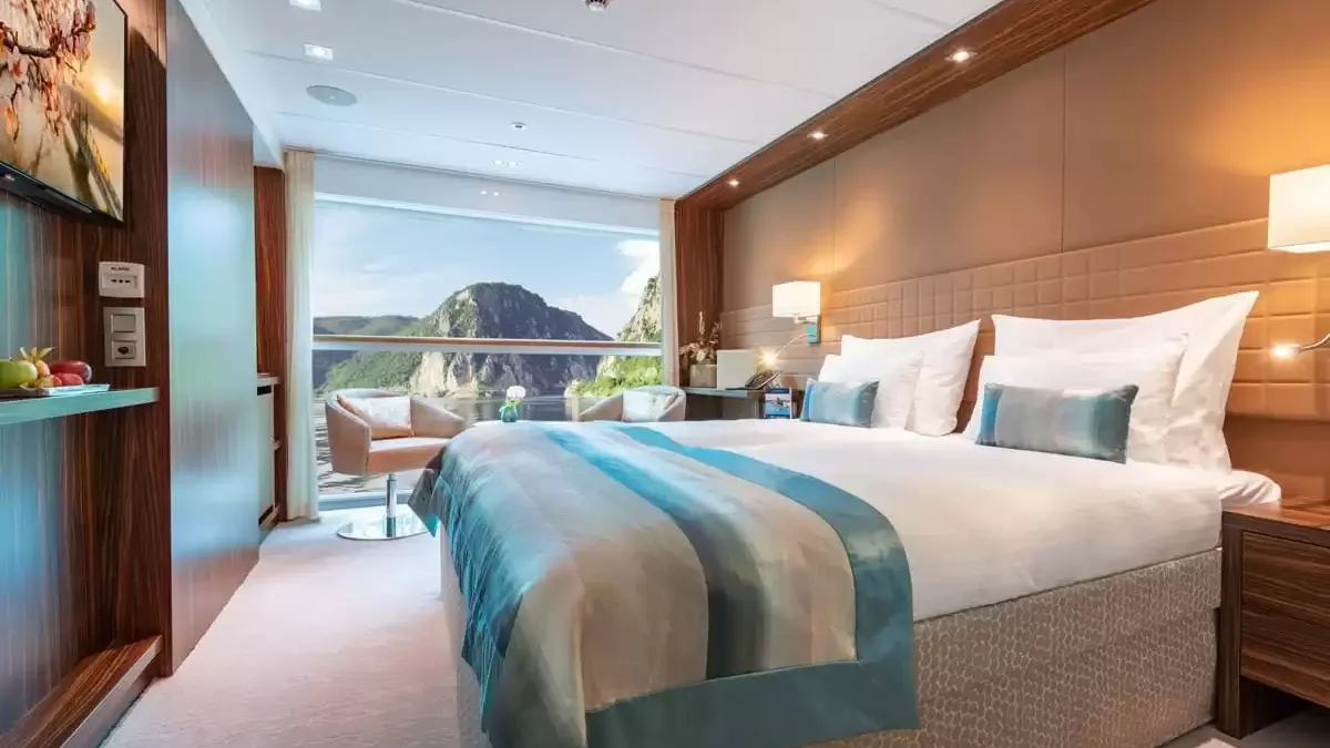 Une cabine à bord du Amadeus Star