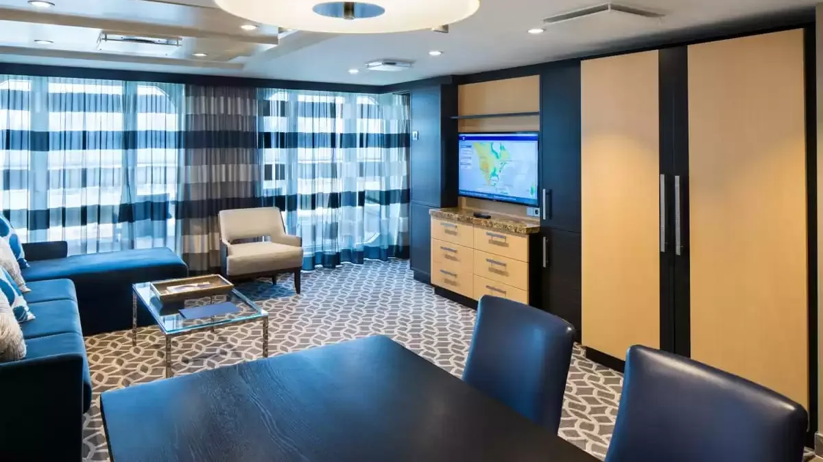 Une cabine à bord du Anthem of the Seas