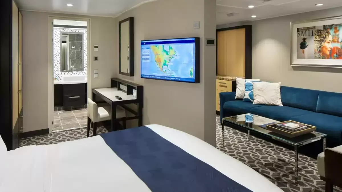 Une cabine à bord du Anthem of the Seas