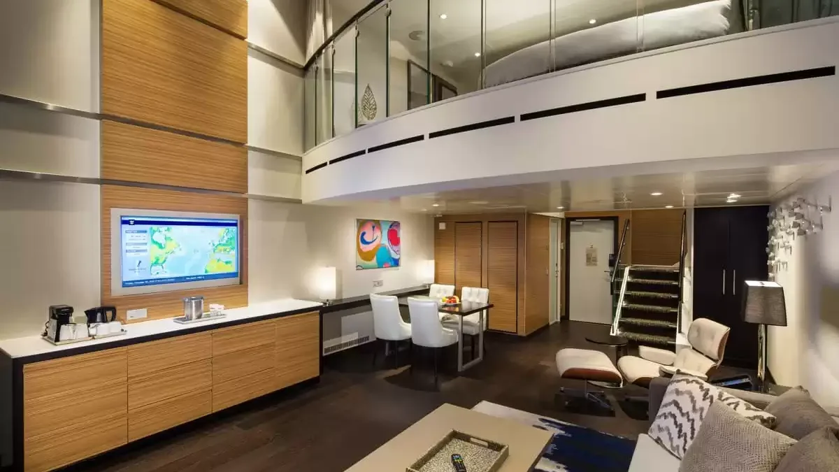 Une cabine à bord du Anthem of the Seas