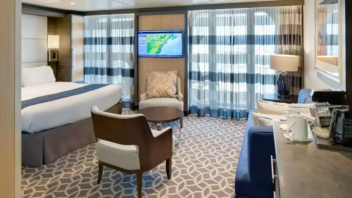 Une cabine à bord du Anthem of the Seas
