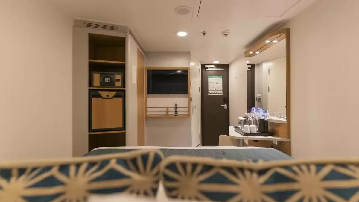 Une cabine à bord du Aroya