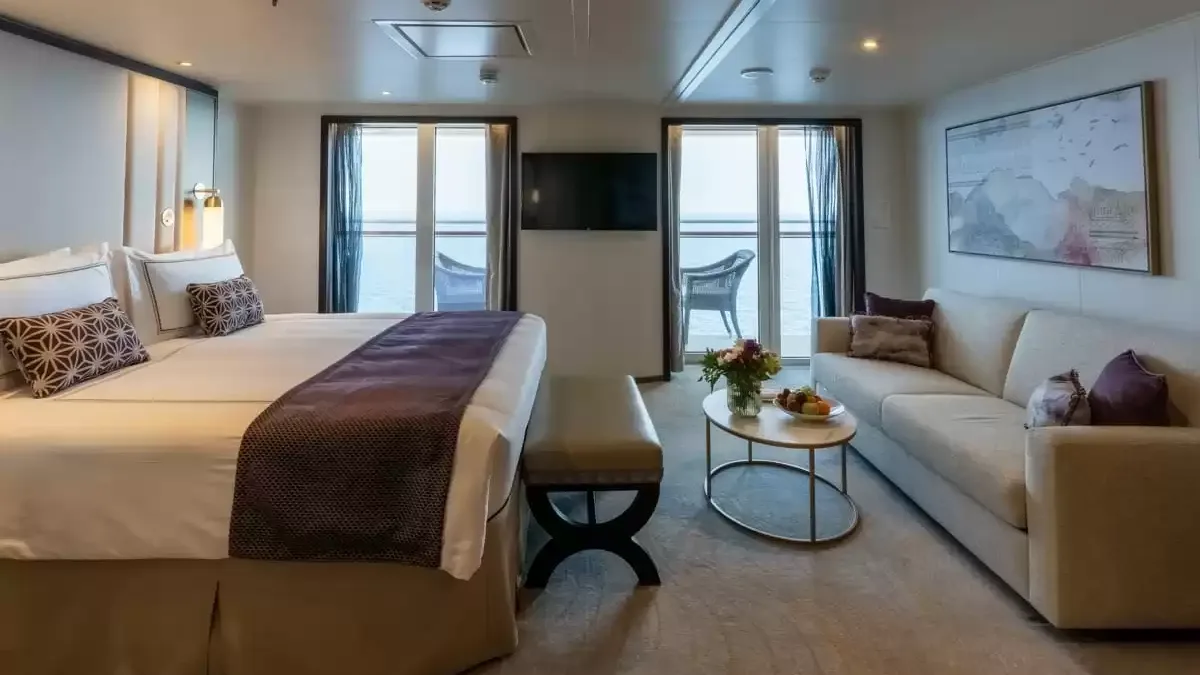 Une cabine à bord du Aroya