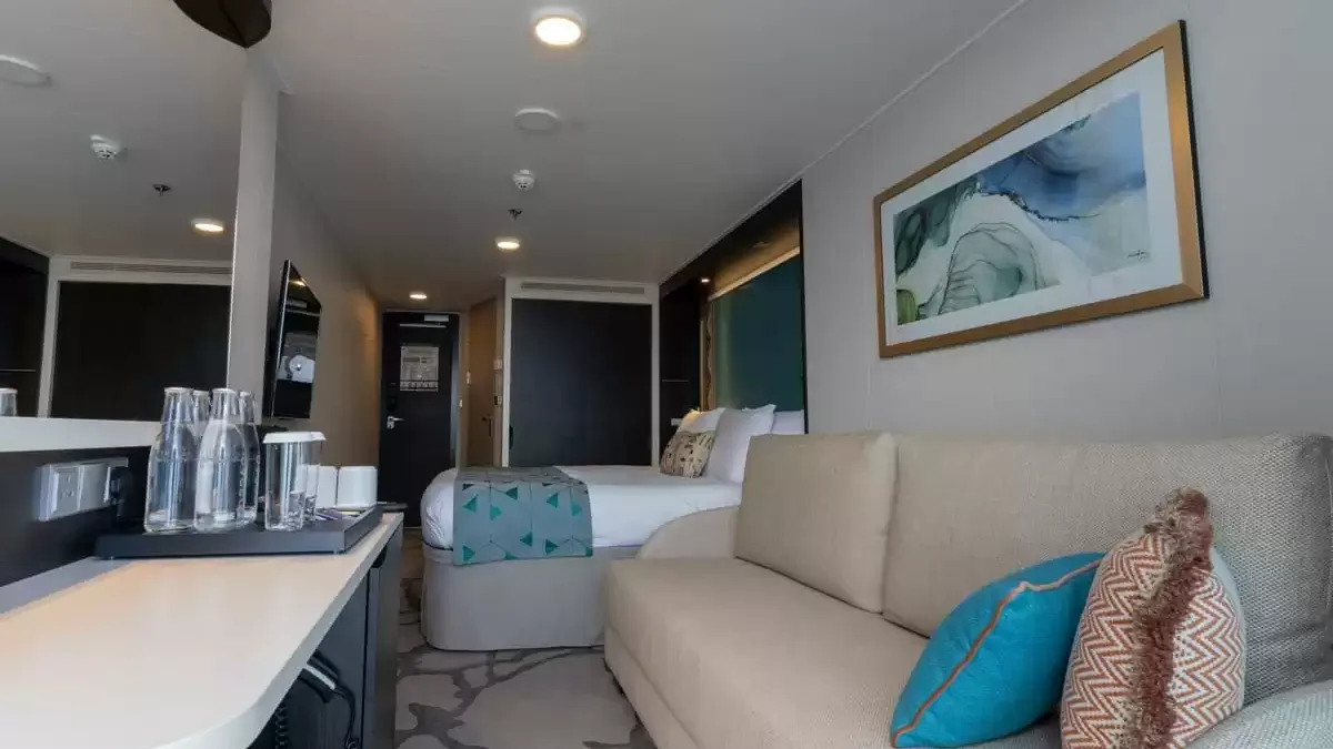 Une cabine à bord du Aroya