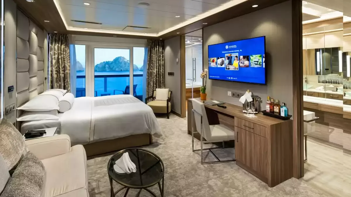 Une cabine à bord du Azamara Journey