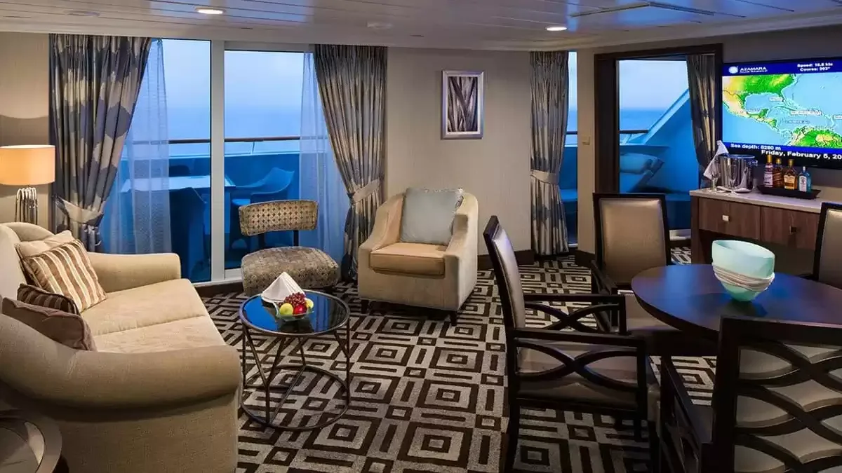 Une cabine à bord du Azamara Onward