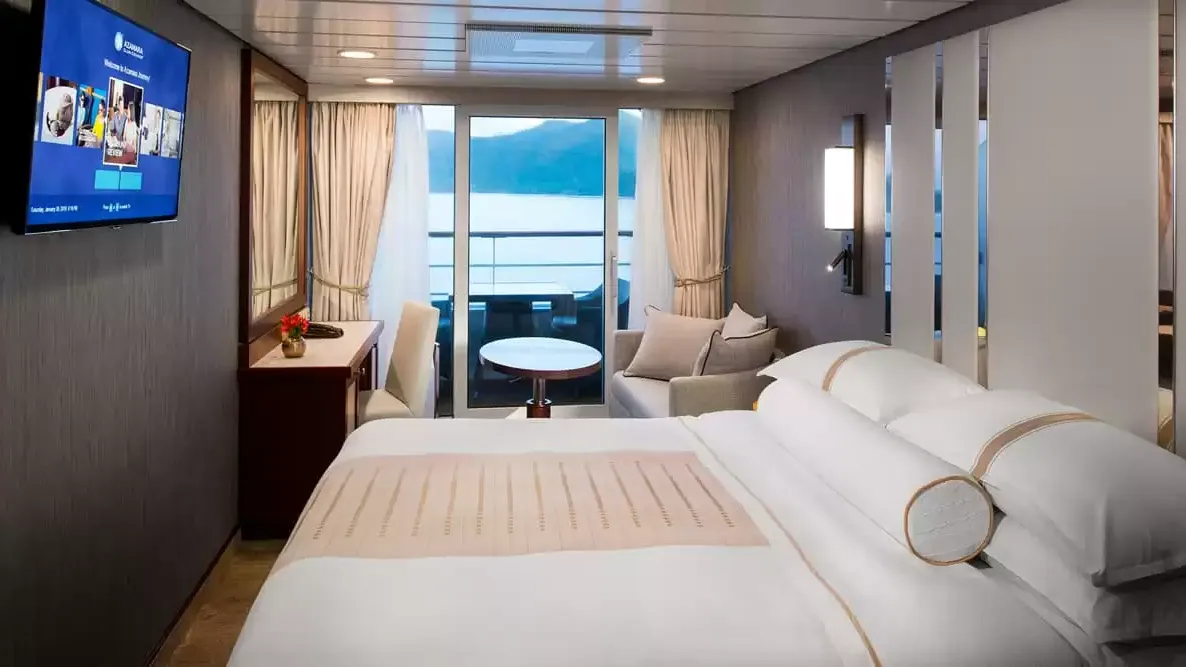 Une cabine à bord du Azamara Onward
