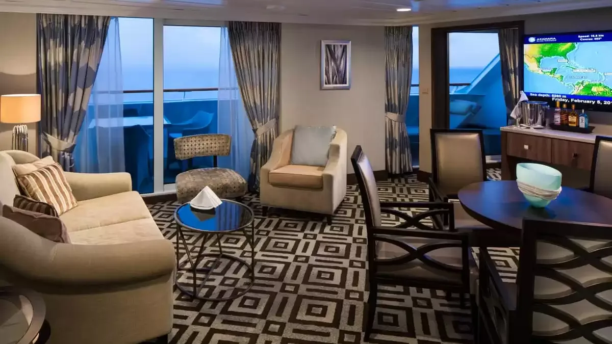 Une cabine à bord du Azamara Quest