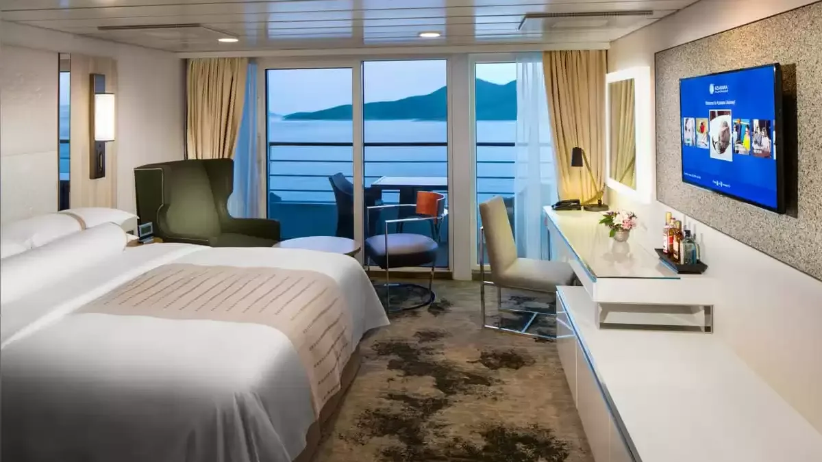 Une cabine à bord du Azamara Quest