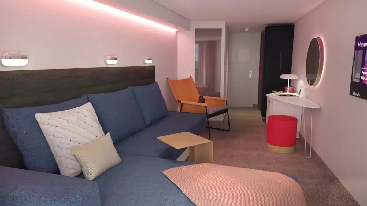 Une cabine à bord du Brilliant Lady