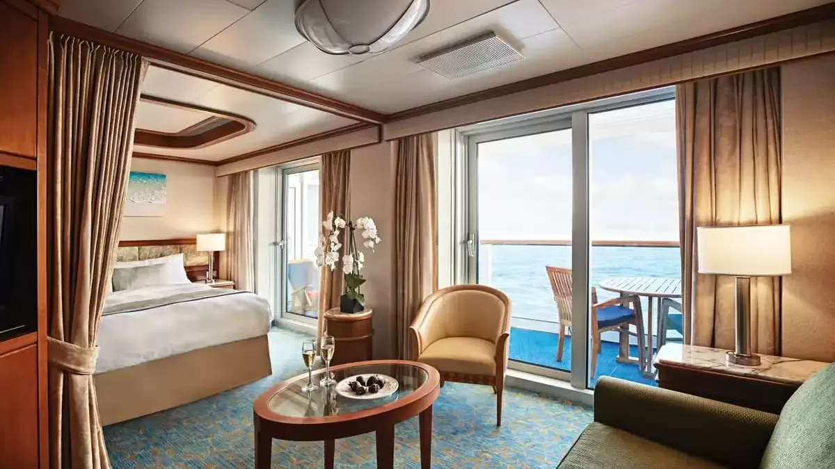 Une cabine à bord du Caribbean Princess